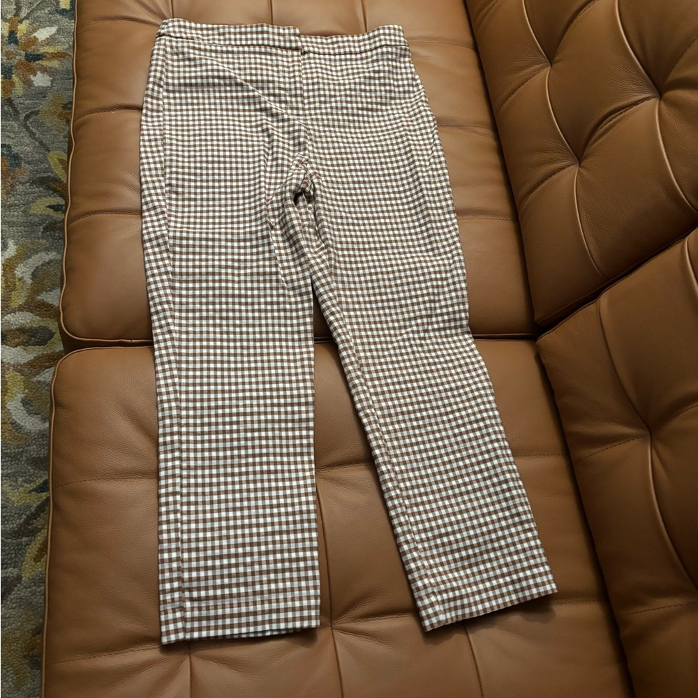 Rachel and Zoe Plaid ankle length pants